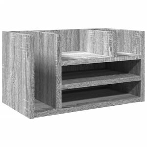 vidaXL Stoln&iacute; organiz&eacute;r &scaron;ed&yacute; sonoma 44,5 x 24 x 25 cm kompozitn&iacute; dřevo