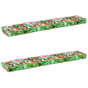vidaXL Sada pol&scaron;t&aacute;řů na paletu 2 pcs Tropick&aacute; džungle 200 x 40 x 8 cm