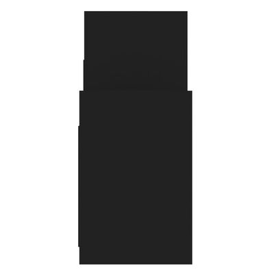 vidaXL Odkládací skříňka černá 60 x 26 x 60 cm dřevotříska