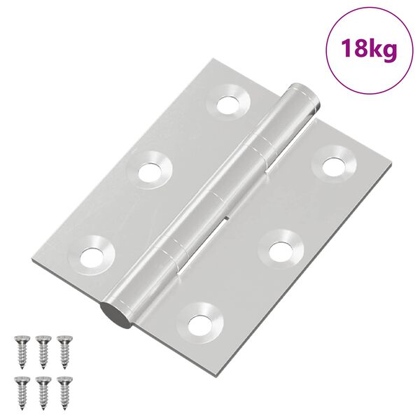 vidaXL Z&aacute;věs 720 pcs Stř&iacute;brn&aacute; 50 x 38 x 1,3 mm Ocel