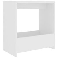 vidaXL Odkládací stolek bílý 50 x 26 x 50 cm dřevotříska