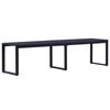 vidaXL Zahradn&iacute; lavice 180 cm PS deska čern&aacute;
