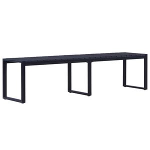 vidaXL Zahradn&iacute; lavice 180 cm PS deska čern&aacute;