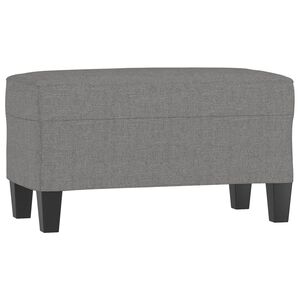 vidaXL Lavice tmavě &scaron;ed&aacute; 70x35x41 cm textil