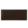 vidaXL Schodové rohože samolepicí 15 ks 60 x 25 cm hnědé obdélníkové