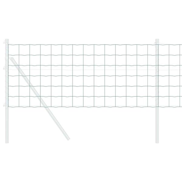 vidaXL Euro plot Zelená 0.4 x 50 m Železo potažené PVC