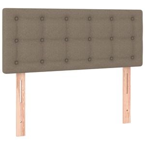 vidaXL Čelo postele taupe 80 x 5 x 78/88 cm textil