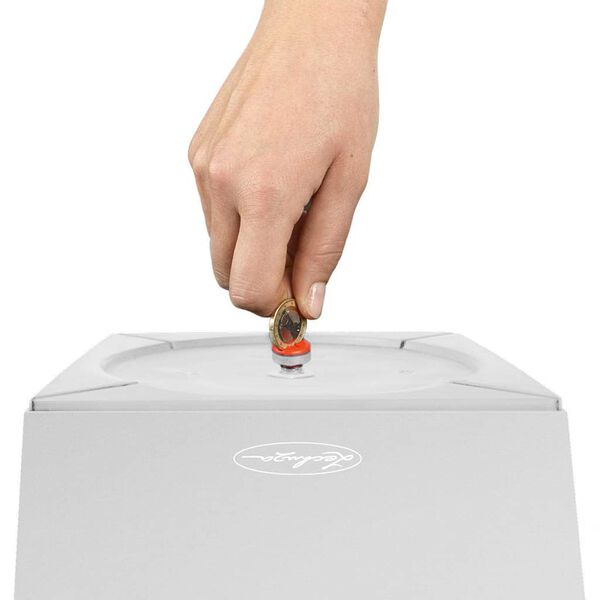 LECHUZA Květin&aacute;č Cubico Color 40 ALL-IN-ONE b&iacute;l&yacute; 13150