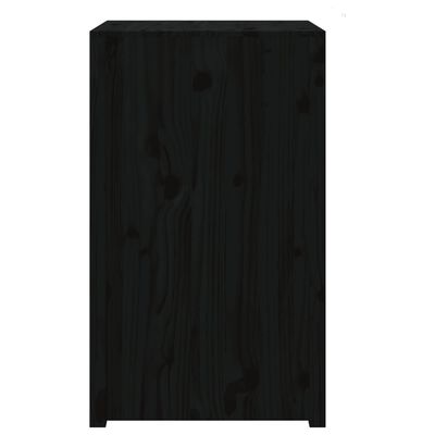 vidaXL Skříňka do venkovní kuchyně černá 55x55x92 cm masivní borovice