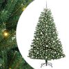 vidaXL Uměl&yacute; Skl&aacute;dac&iacute; V&aacute;nočn&iacute; Strom Zelen&aacute; 180 cm PVC a kov