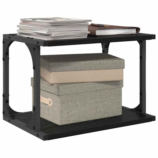 vidaXL Stojan na tisk&aacute;rnu Čern&yacute; dub 41 x 28 x 33.5 cm kompozitn&iacute; dřevo