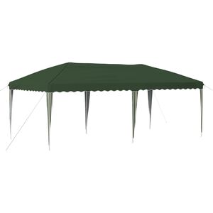vidaXL P&aacute;rty stan s v&yacute;suvn&yacute;m st&aacute;nkem 575 x 290 x 245 cm Zelen&aacute;