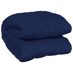 vidaXL Z&aacute;těžov&aacute; deka modr&aacute; 200 x 200 cm 13 kg textil