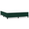 vidaXL Postel Box Spring bez matrace tmavě zelen&aacute; 180x220 cm samet