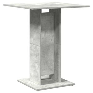 vidaXL Bistro stolek betonově &scaron;ed&yacute; 60 x 60 x 75 cm kompozitn&iacute; dřevo