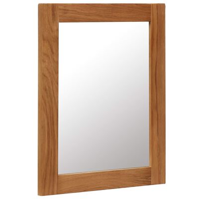vidaXL Zrcadlo 40 x 50 cm masivní dubové dřevo