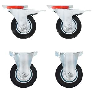 vidaXL Kolečka 4 ks 100 mm