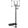 vidaXL Basketbalov&yacute; ko&scaron; s průhlednou deskou 256&ndash;361 cm polykarbon&aacute;t
