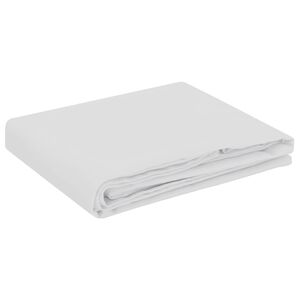 vidaXL Ubrousek na stůl Čtvercov&yacute; B&iacute;l&aacute; 90 x 90 cm Polyester