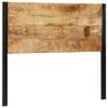 vidaXL Čelo postele 120 cm z masivn&iacute;ho dřeva Mango a železa