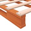 vidaXL Postel z palet voskově hněd&aacute; 180 x 200 cm masivn&iacute; borov&eacute; dřevo
