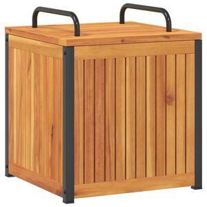 vidaXL Zahradn&iacute; box na podu&scaron;ky 45x45x45/53 cm masivn&iacute; ak&aacute;cie a ocel