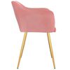 vidaXL J&iacute;deln&iacute; židle 2 ks růžov&eacute; samet