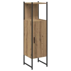 vidaXL Bathroom Cabinet Artisan Oak 33x33x120,5 cm Engineered Wood