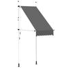 vidaXL Ručně zatahovac&iacute; mark&yacute;za 100 cm antracitov&aacute;