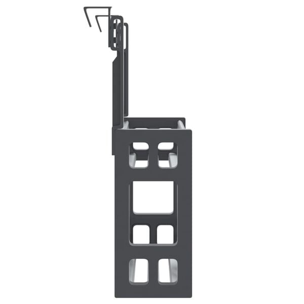 vidaXL Organiz&eacute;r pod dřez 34 x 12 x 26 cm hlin&iacute;k