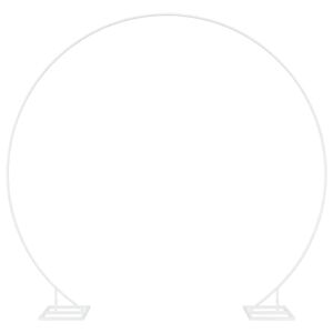 vidaXL Svatebn&iacute; oblouk B&iacute;l&aacute; 220 x 45 x 200 cm Ocel