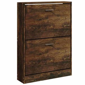 vidaXL Botn&iacute;k kouřov&yacute; dub 59x17x81 cm kompozitn&iacute; dřevo