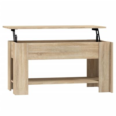 vidaXL Konferenční stolek dub sonoma 101 x 49 x 52 cm kompozitní dřevo