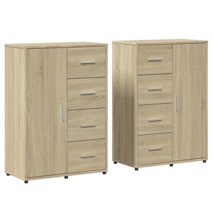 vidaXL Př&iacute;born&iacute;ky 2 ks dub sonoma 60 x 31 x 84 cm kompozitn&iacute; dřevo