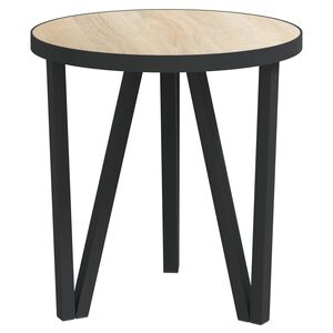 vidaXL Čajov&yacute; stolek dub sonoma &Oslash; 35 cm MDF