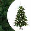 vidaXL Uměl&yacute; v&aacute;nočn&iacute; stromek s baňkami 120 cm 150 LED Tepl&aacute; b&iacute;l&aacute;