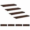 vidaXL Schodi&scaron;ťov&eacute; n&aacute;&scaron;lapy 8 ks 100 x 25 x 2 cm Tmavě hněd&aacute;