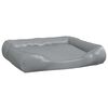 vidaXL Pel&iacute;&scaron;ek pro psy světle &scaron;ed&yacute; 120 x 100 x 27 cm uměl&aacute; kůže