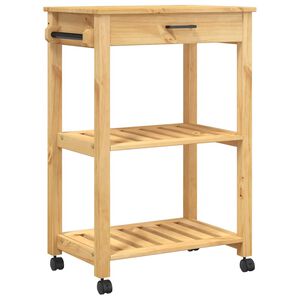 vidaXL Kuchyňsk&yacute; voz&iacute;k MONZA 60 x 40 x 88,5 cm masivn&iacute; borov&eacute; dřevo