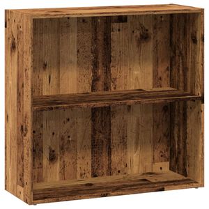 vidaXL Knihovna old wood 80 x 30 x 77 cm kompozitn&iacute; dřevo