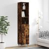 vidaXL Skříň highboard kouřový dub 34,5 x 34 x 180 cm kompozitní dřevo