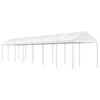 vidaXL Alt&aacute;n se střechou b&iacute;l&yacute; 15,61 x 2,28 x 2,69 m polyethylen