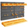 vidaXL Stěna na n&aacute;řad&iacute; 646 x 385 mm 26 drž&aacute;ků PP