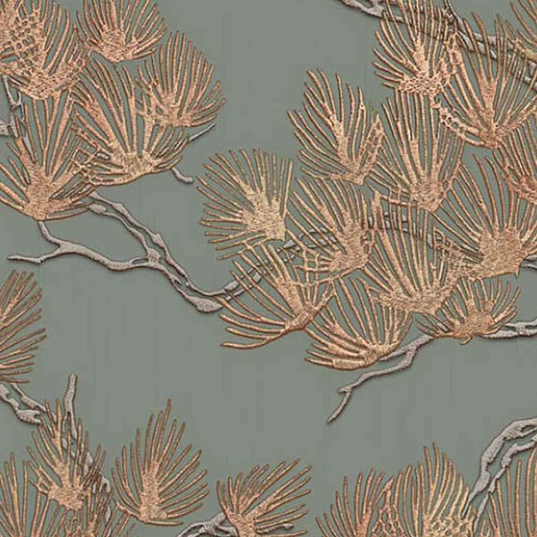 DUTCH WALLCOVERINGS Tapeta borovice zelen&aacute;
