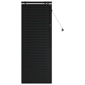 vidaXL Venet &scaron;koln&iacute; žaluzie Čern&aacute; 55 x 160 cm 35 mm Masivn&iacute; paulovnie
