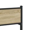 vidaXL Kovový rám postele bez matrace dub sonoma 80 x 200 cm