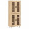 vidaXL Skř&iacute;ň highboard dub sonoma 69,5 x 34 x 180 cm kompozitn&iacute; dřevo