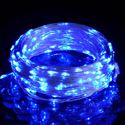 vidaXL Světelný LED řetěz se 150 LED diodami modrý 15 m