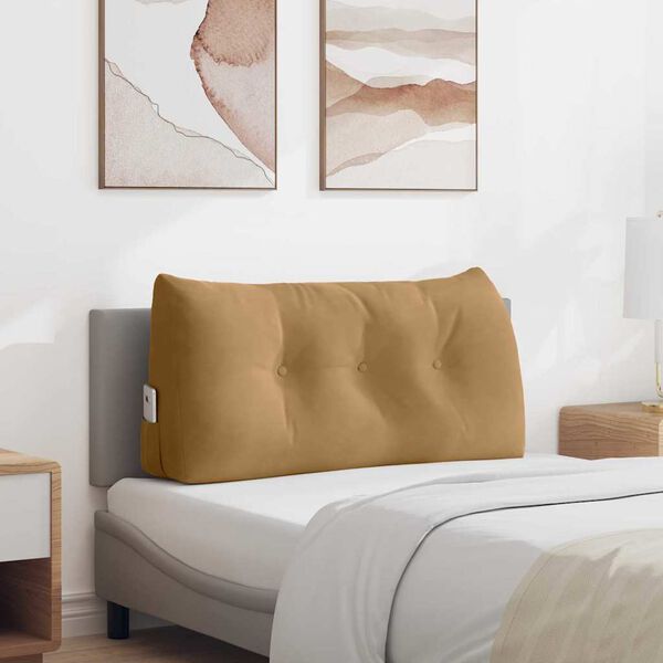 vidaXL Pol&scaron;t&aacute;ř na z&aacute;da Hněd&aacute; 100 x 24 x 50 cm samet