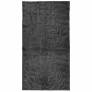 vidaXL Koberec IZA kr&aacute;tk&yacute; vlas skandin&aacute;vsk&yacute; vzhled antracit 80x150 cm